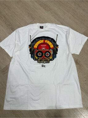 Stussy RARE 2009 Archive RED TAG Tee “ When Radios Were Dope “